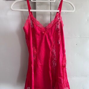 Red Lace Chemise